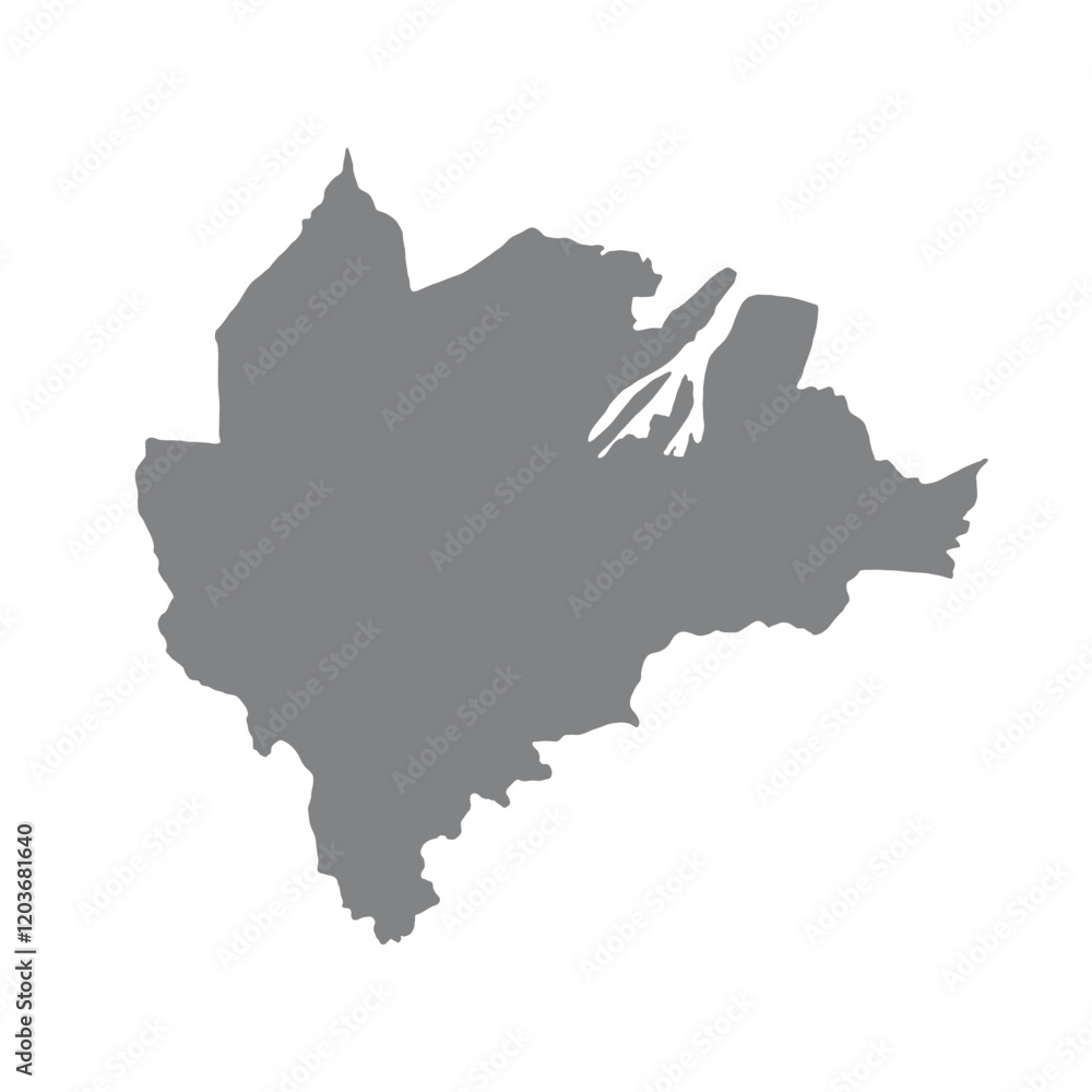 Simple silhouette map of Belfast city. Isolated and easy editable. Simple silhouette map of Belfast city. Isolated and easy editable.