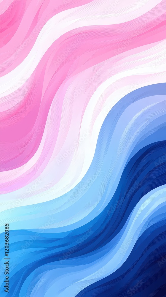 Abstract background featuring wavy lines in a gradient of colors for design and artistic use Abstract background featuring wavy lines in a gradient of colors for design and artistic use