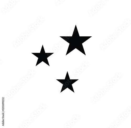 black star vector