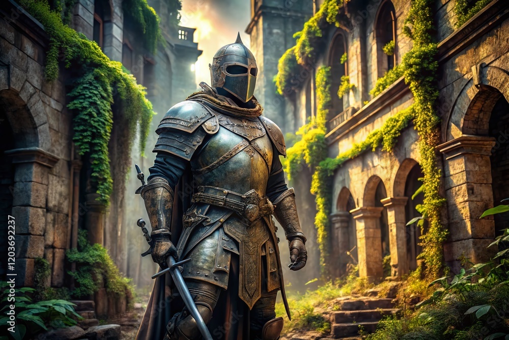 Forgotten Templar Knight: Ruins of a Crusader Fortress, Urban Exploration Photography Forgotten Templar Knight: Ruins of a Crusader Fortress, Urban Exploration Photography
