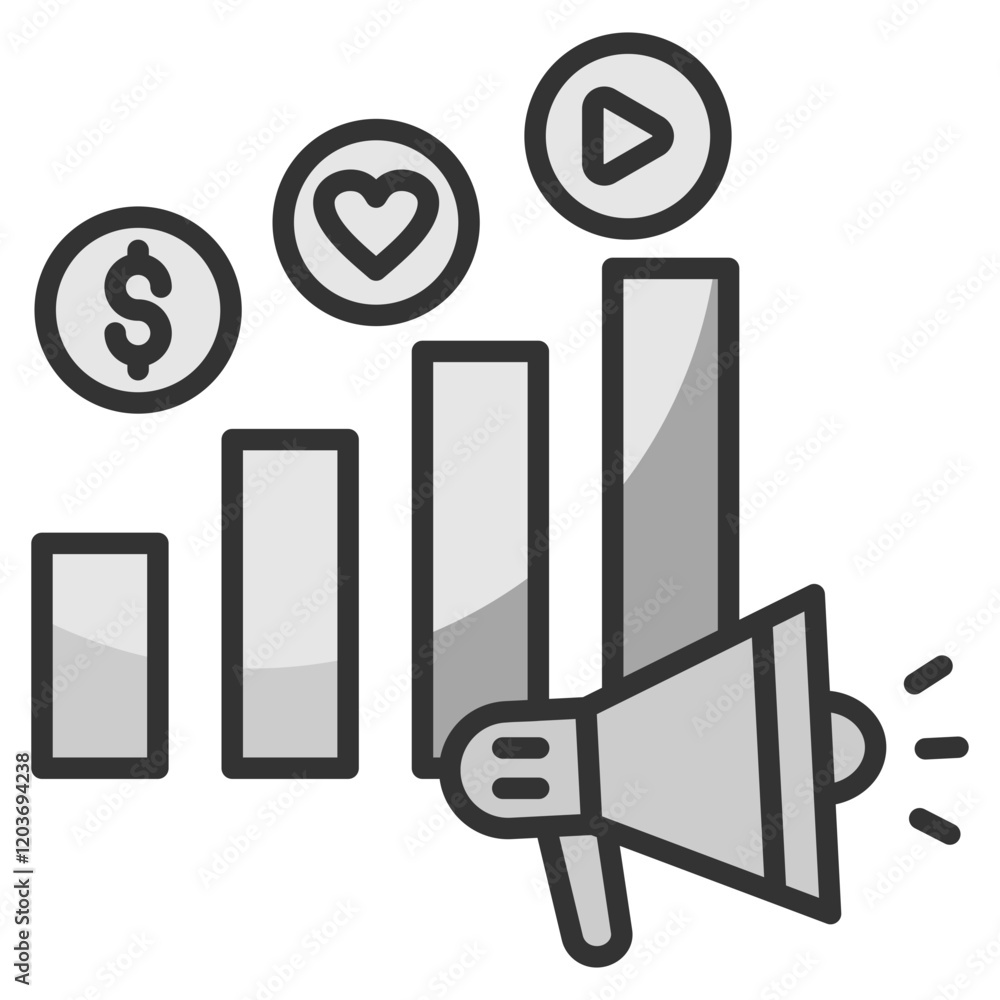 Marketing Icon Element For Design Marketing Icon Element For Design