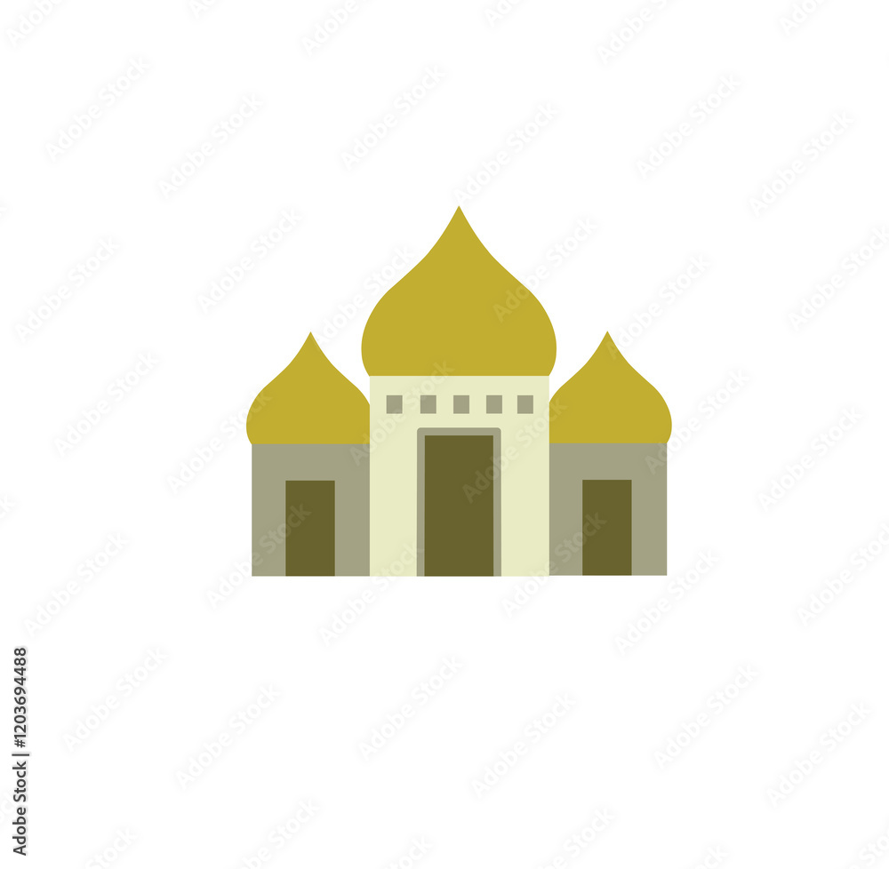 Fototapeta premium illustration of mosque