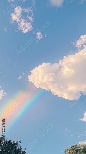 rainbow in the sky