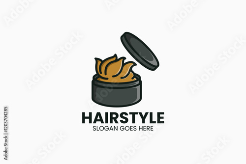 Hair Style Logo. Vector Illustration