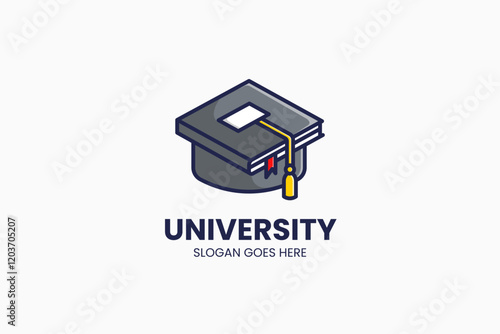 University Logo. Vector Illustration