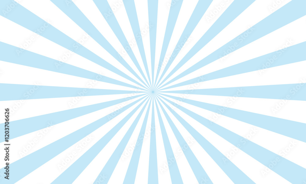 White and blue sunburst pattern background. Vector blue sun rays and sunburst backdrop background. White and blue sunburst pattern background. Vector blue sun rays and sunburst backdrop background.