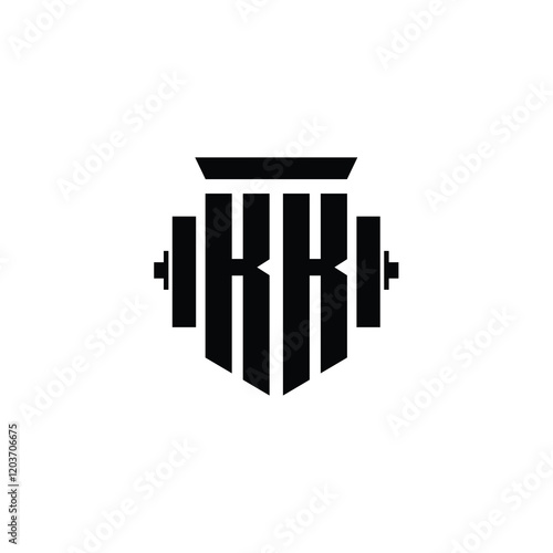 AKK monogram logo design letter text name symbol monochrome logotype alphabet character simple logo photo