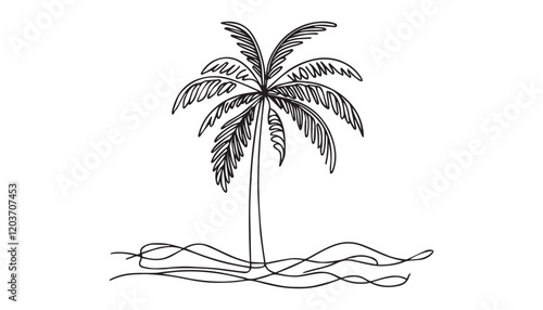 palm tree silhouette