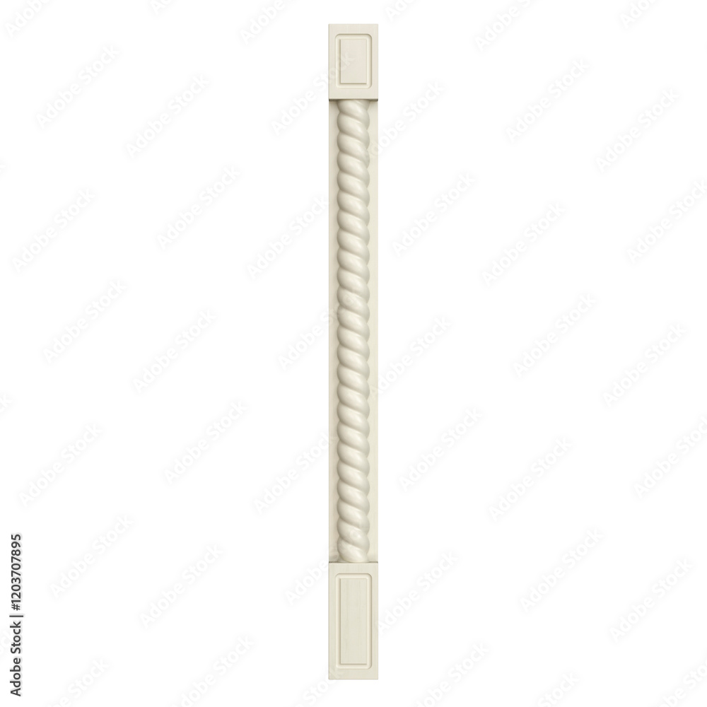 Pilasters isolated transparent on white background , wooden white pilasters Pilasters isolated transparent on white background , wooden white pilasters