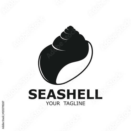 seashell Elegant logo design. logo suitablel for observation labs, food, Beauty And Cosmetic and many business fields.