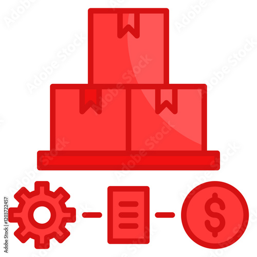 Production  Icon Element For Design