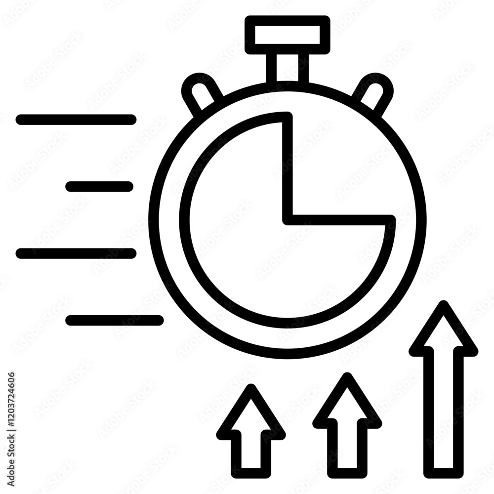 Time Efficiency Icon Element For Design Time Efficiency Icon Element For Design