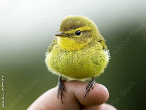 Guided birdwatching tours on an ecofarm with native plant hedgerows, promoting wildlifefriendly farming photo