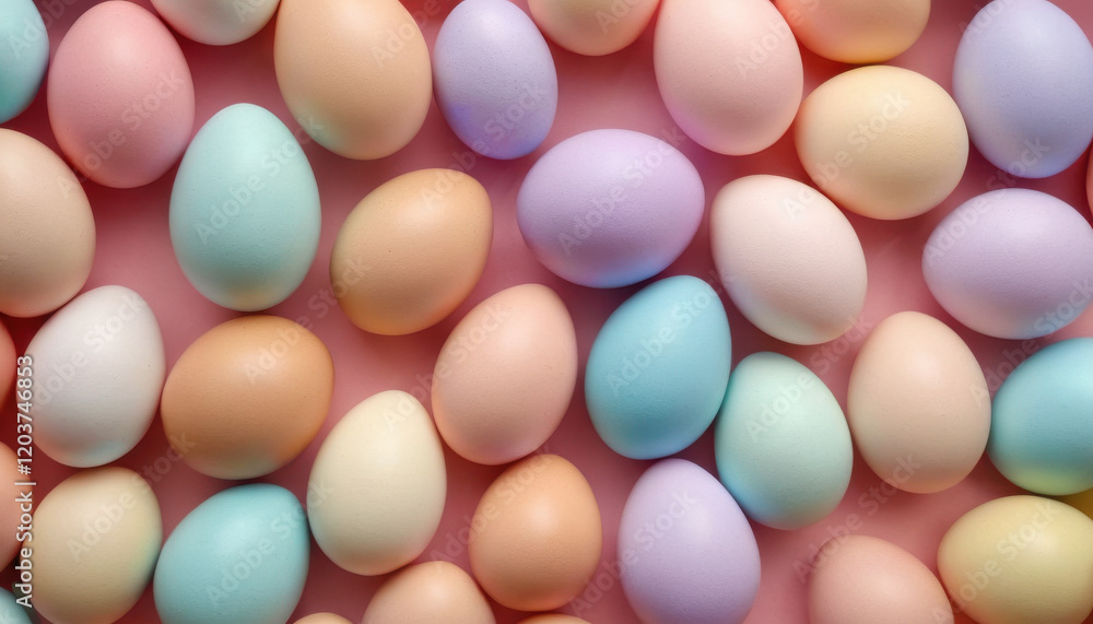 Abstract seamless pattern of colorful pastel Easter eggs Abstract seamless pattern of colorful pastel Easter eggs
