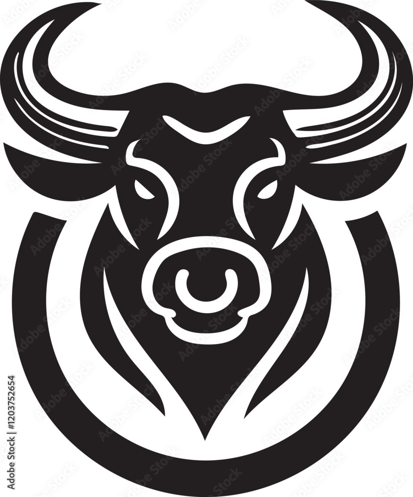 bull head vector bull head vector
