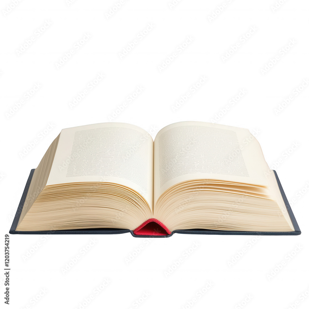 An open book revealing its blank pages, inviting creativity and imagination., isolated on a transparent background. An open book revealing its blank pages, inviting creativity and imagination., isolated on a transparent background.