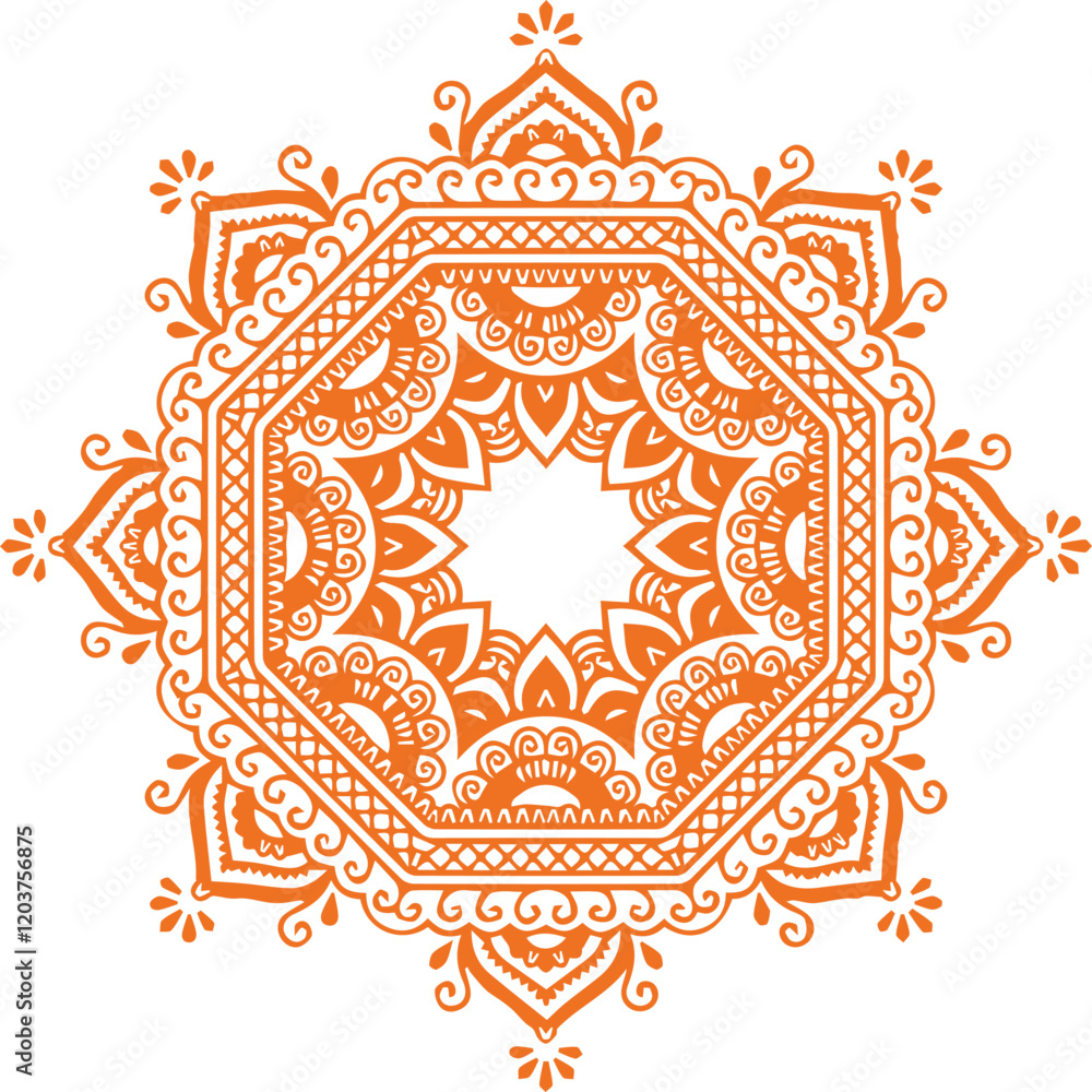 Beautiful flower art and mandala vector design Beautiful flower art and mandala vector design