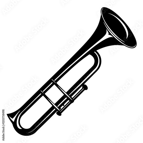 trumpet vector illustration