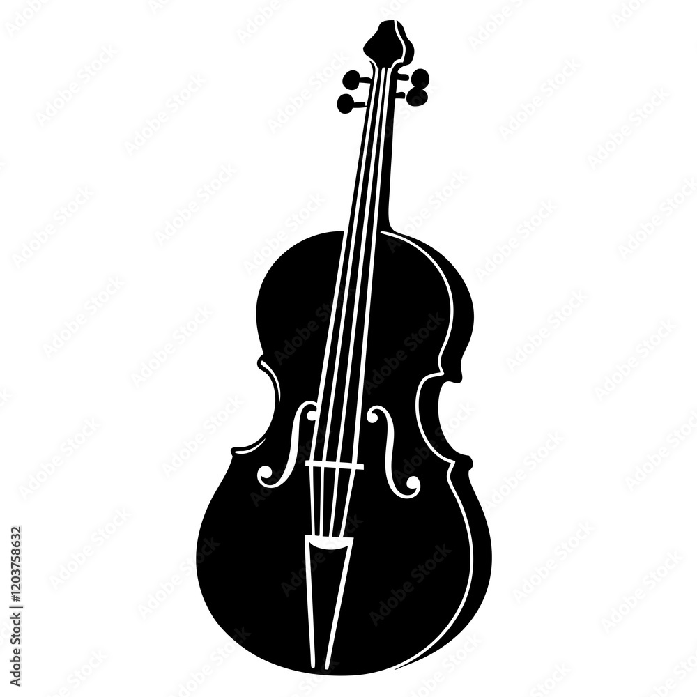 Fototapeta premium violin isolated on white background