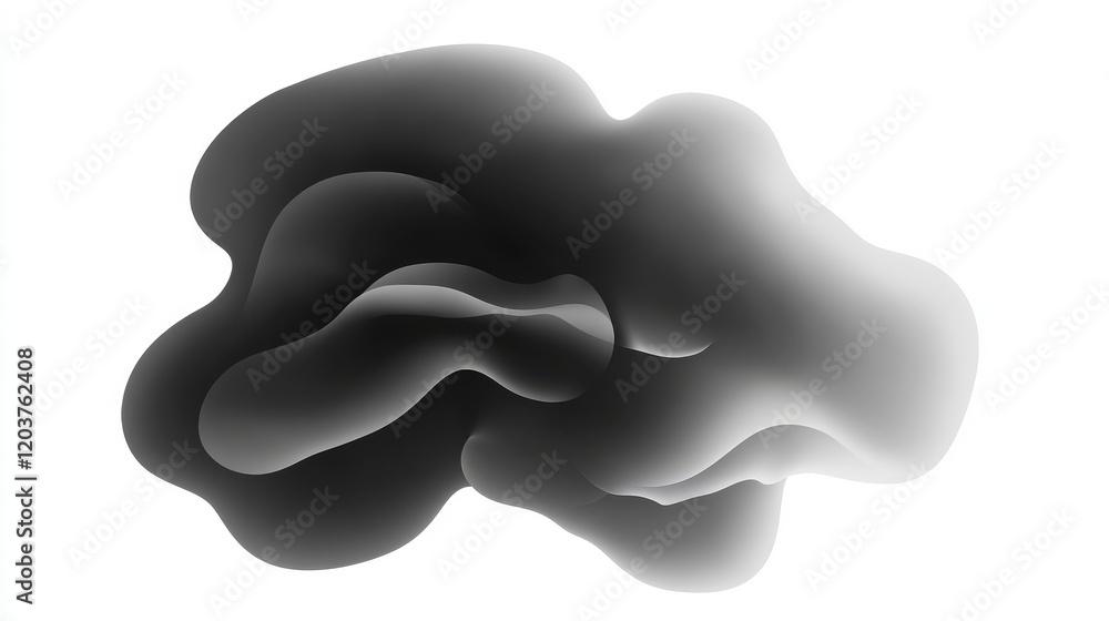 Tech Art abstract white kv fluid visual design Tech Art abstract white kv fluid visual design