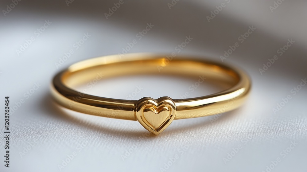 Elegant gold heart bracelet on soft background perfect for fashion and jewelry trends Elegant gold heart bracelet on soft background perfect for fashion and jewelry trends