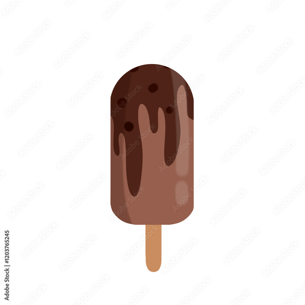 Fototapeta premium chocolate ice cream