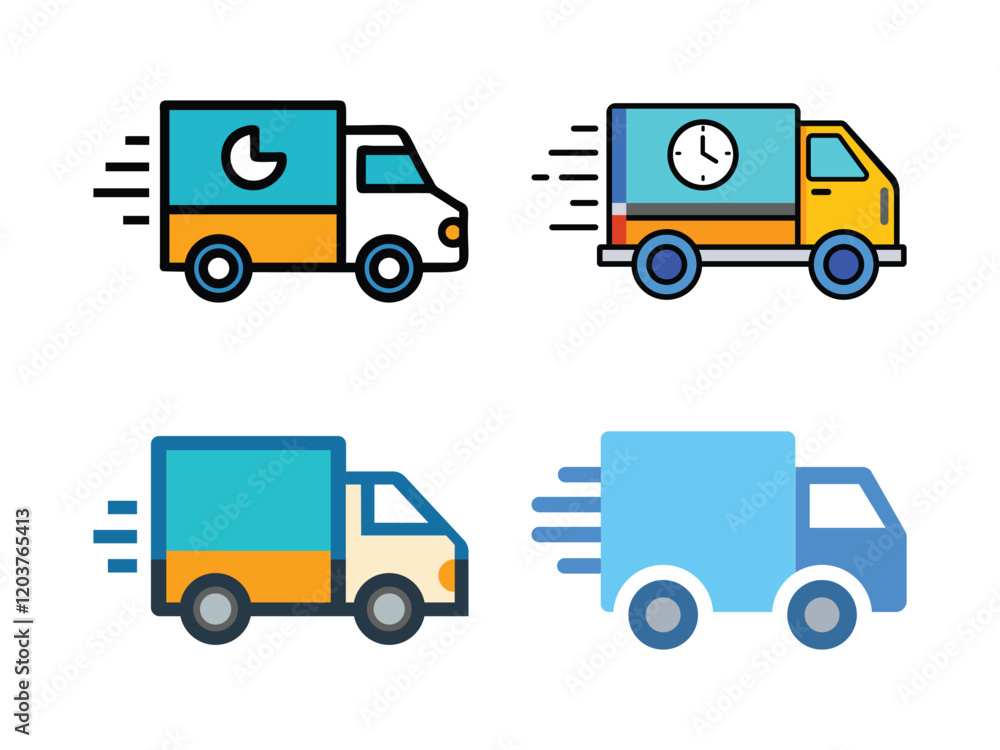 essentials, truck, fast, delivery, icon, Fast moving shipping delivery truck line art vector icon for transportation apps and websites essentials, truck, fast, delivery, icon, Fast moving shipping delivery truck line art vector icon for transportation apps and websites