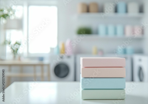 Wallpaper Mural Pastel Books Stack Torontodigital.ca