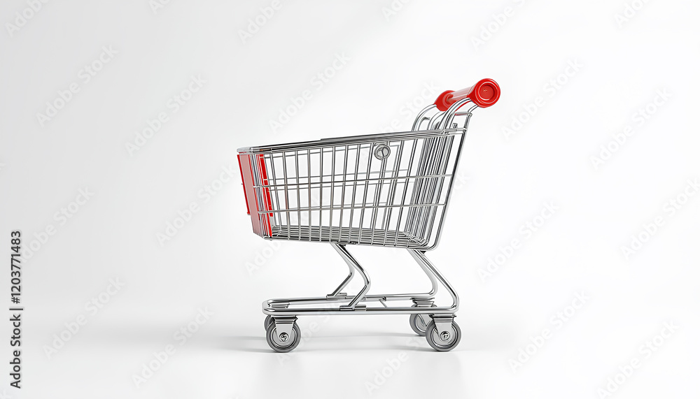 shopping cart isolated on white background shopping cart isolated on white background