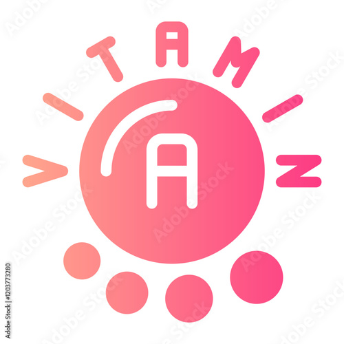 vitamin a gradient icon