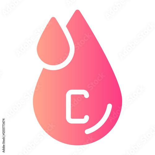 vitamin c gradient icon