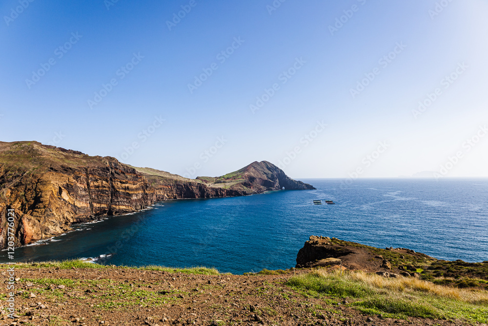 The rocky coast of Madeira The rocky coast of Madeira