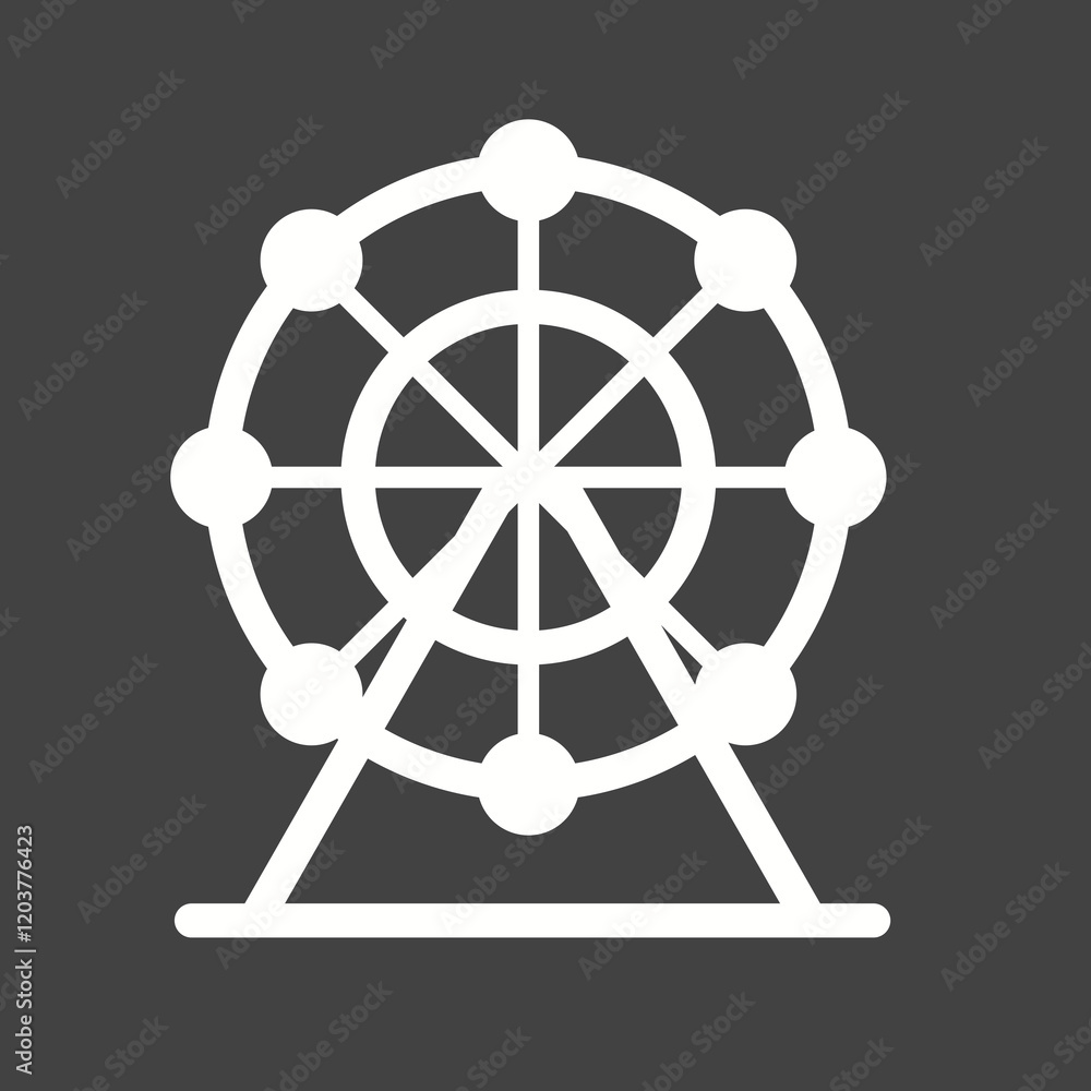 Buildings & Landmarks Glyph Inverted illustration. Buildings & Landmarks Glyph Inverted illustration.