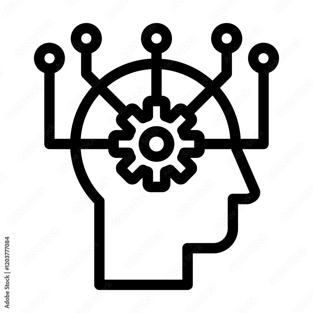 Obraz premium Intelligence Icon