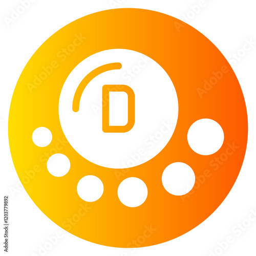 vitamin d gradient icon