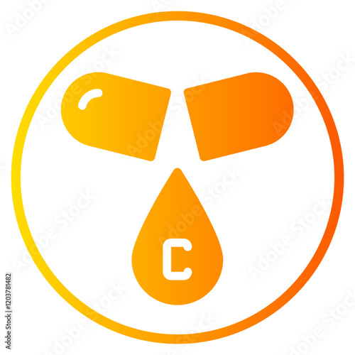 vitamin c gradient icon