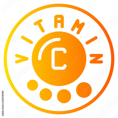 vitamin c gradient icon
