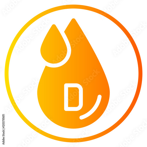 vitamin d gradient icon