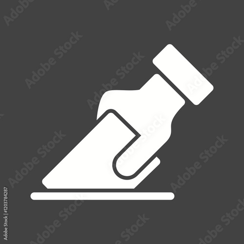 Elections Glyph Inverted illustration.