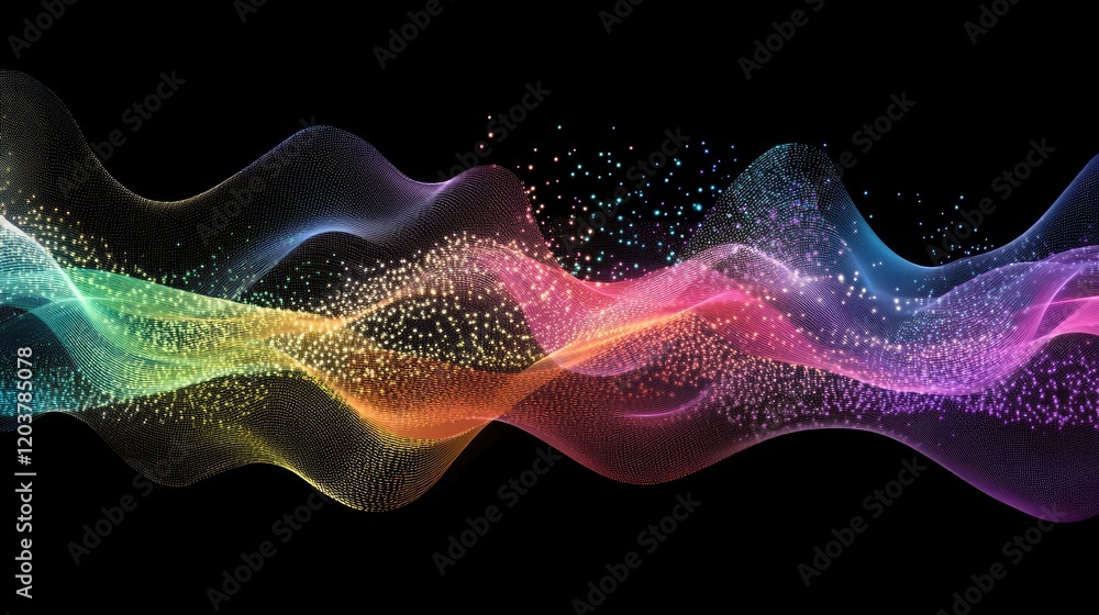 Fototapeta premium A concept of data replication visualized with infinite mirrored data layers.