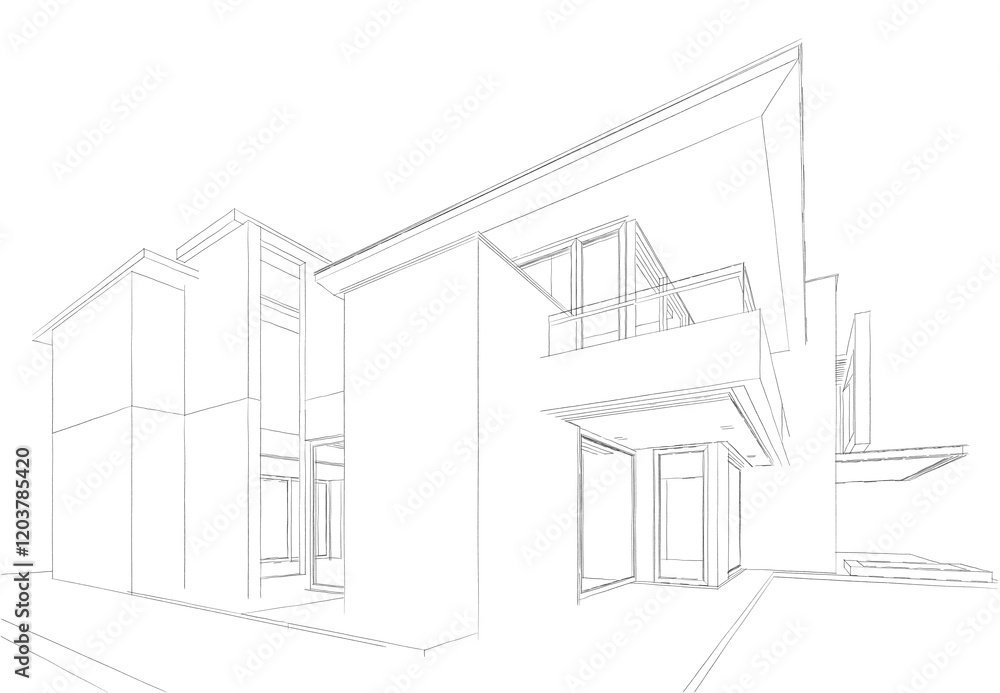 drawing of a house drawing of a house
