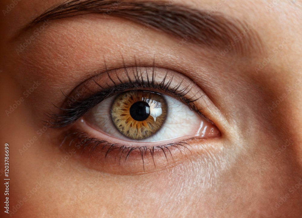 A series of captivating close-up shots of human eyes, showcasing hazel and brown irises with intricate textures, natural eyelashes, and stunning detail in light reflection. A series of captivating close-up shots of human eyes, showcasing hazel and brown irises with intricate textures, natural eyelashes, and stunning detail in light reflection.