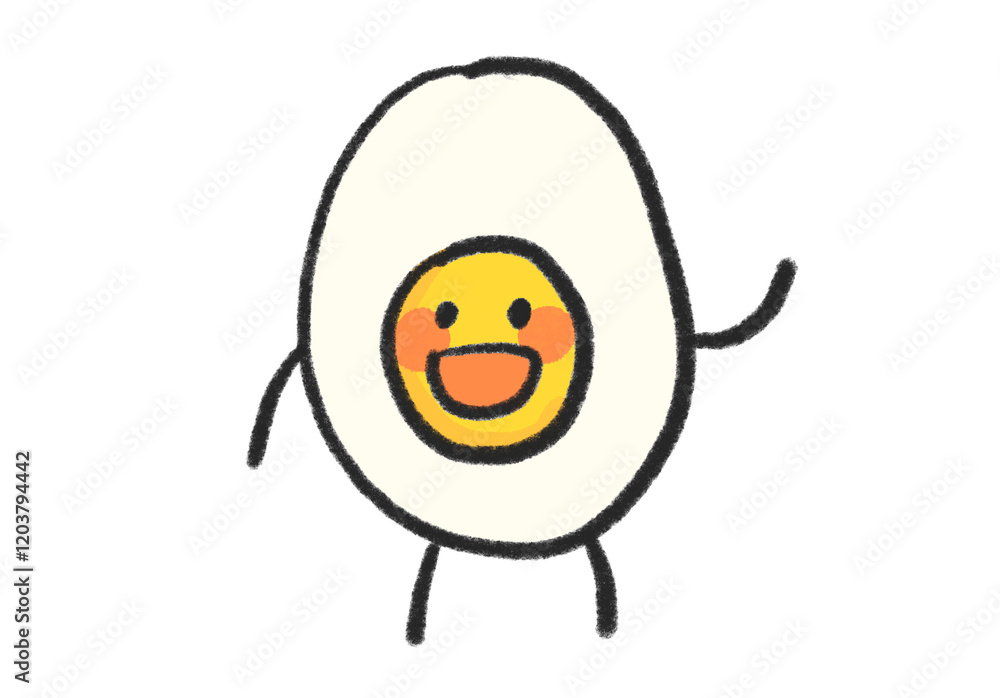 Obraz premium 계란 캐릭터 easter egg