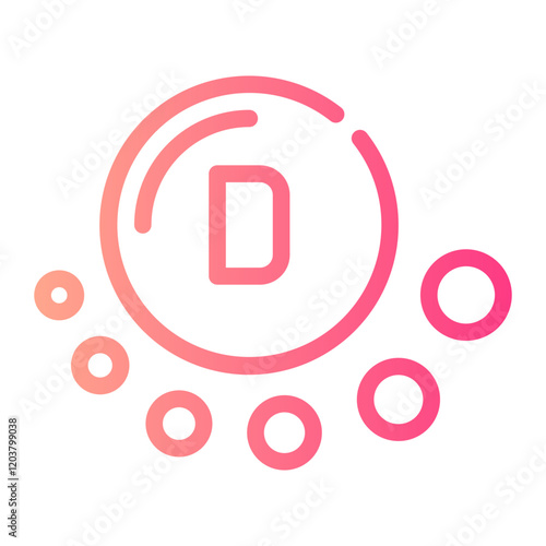vitamin d gradient icon