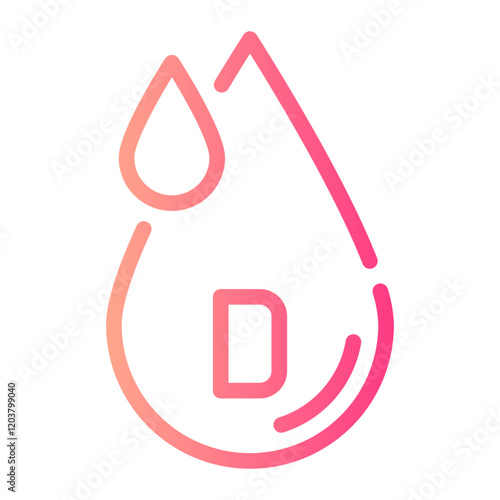 vitamin d gradient icon