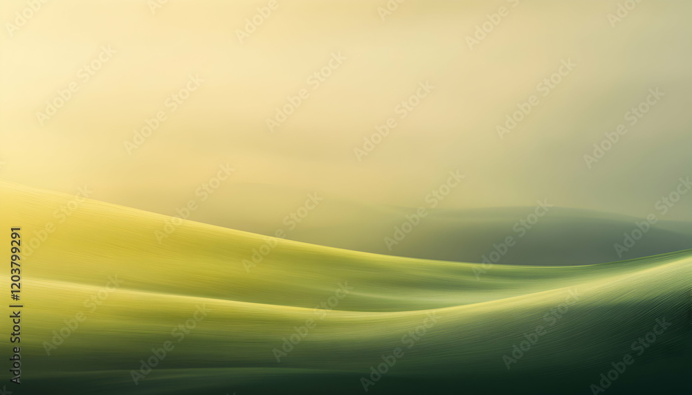 Serene sunrise over rolling green hills, soft light, peaceful landscape, nature photography. Serene sunrise over rolling green hills, soft light, peaceful landscape, nature photography.