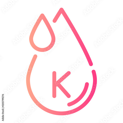 vitamin k gradient icon