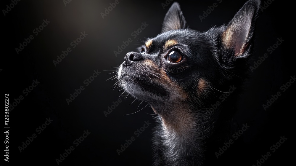 Majestic Chihuahua Portrait: A Captivating Gaze Majestic Chihuahua Portrait: A Captivating Gaze