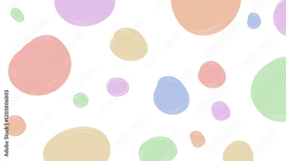 Abstract Background Easter Illustration Polkadots colorpastel Abstract Background Easter Illustration Polkadots colorpastel