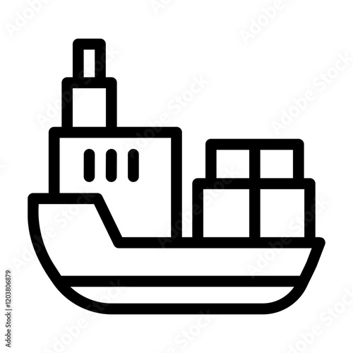 icons containing logistics, shipping, expeditions, cargo, delivery services, packages, goods